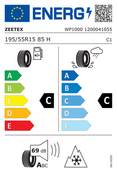ZEETEX WP1000 195/55 R15 85H