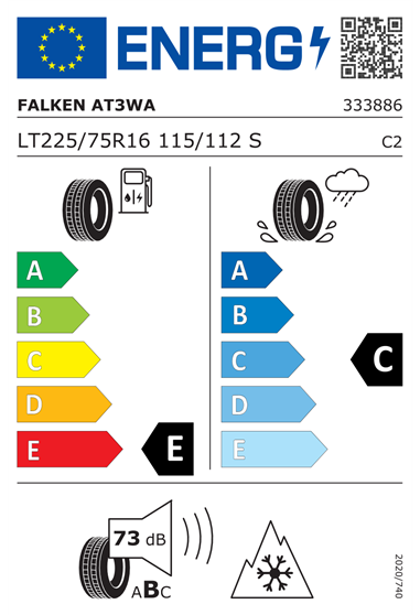 FALKEN WILDPEAK A/T AT3WA 225/75 R16 115/112S