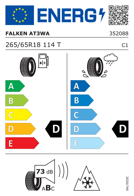FALKEN WILDPEAK AT AT3WA 265/65 R18 114T