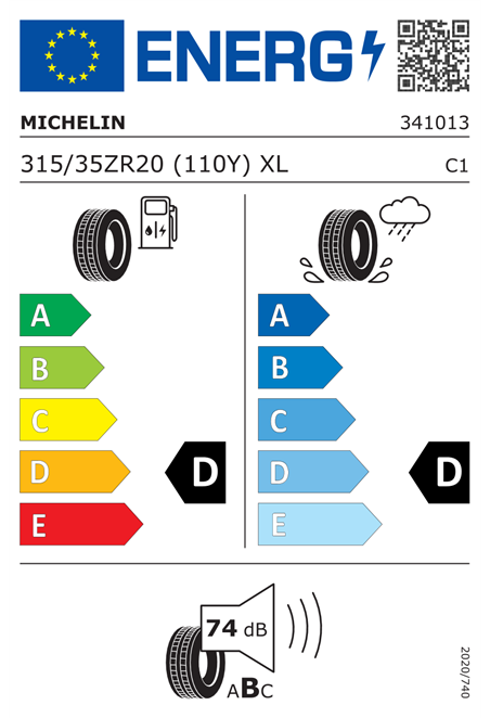 MICHELIN PILOT SPORT CUP 2 315/35 R20 110Y XL