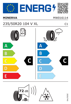 MINERVA FROSTRACK UHP 235/50 R20 104V XL 2