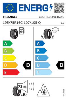 TRIANGLE SNOWLINK LL01 195/75 R16C 107/105Q 2