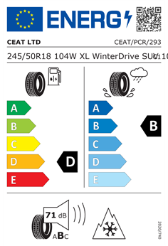 CEAT WINTER DRIVE SUV 245/50 R18 104W XL 2