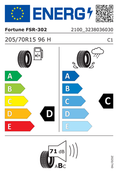 FORTUNE FSR-302 205/70 R15 96H 2