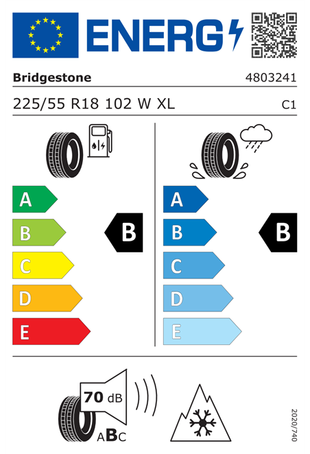 BRIDGESTONE TURANZA ALL SEASON 6 225/55 R18 102W XL