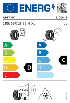 APTANY RC536 185/65 R15 92H XL 2
