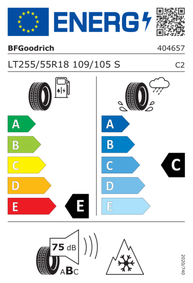 BF GOODRICH ALL-TERRAIN TA KO3 255/55 R18 109/105S