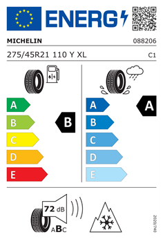 MICHELIN CROSSCLIMATE 3 SPORT 275/45 R21 110Y XL 2