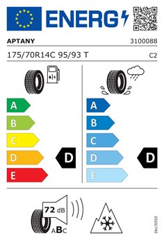 APTANY RC147 175/70 R14C 95/93T 2