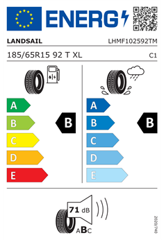 LANDSAIL RAPID DRAGON 185/65 R15 92T XL 2