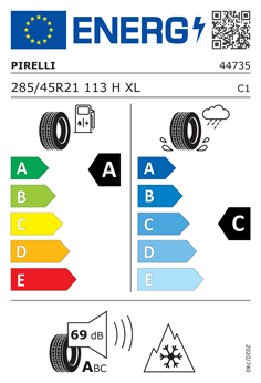PIRELLI P ZERO WINTER 2 285/45 R21 113H XL 2