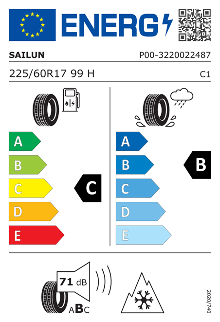 SAILUN ICEBLAZER ALPINE EVO 2 225/60 R17 99H