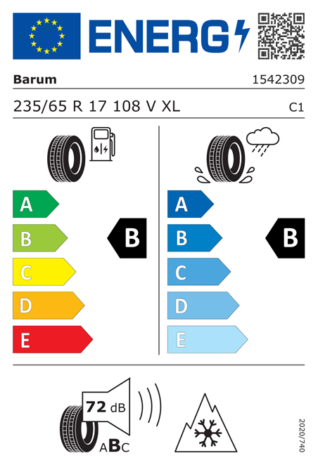 BARUM QUARTARIS 6 EV 235/65 R17 108V XL