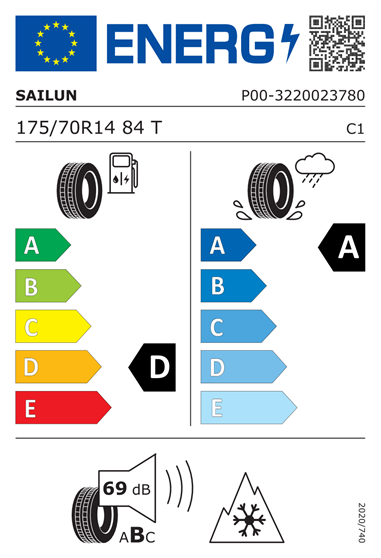 SAILUN ATREZZO 4S ULTRA 175/70 R14 84T