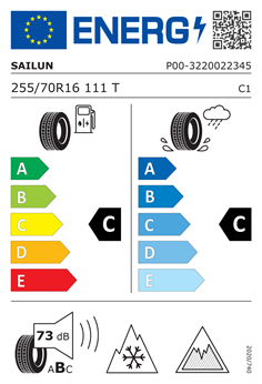 SAILUN ICEBLAZER SPIKE 255/70 R16 111T 2
