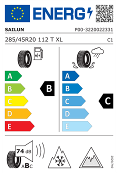 SAILUN ICEBLAZER SPIKE 285/45 R20 112T XL 2