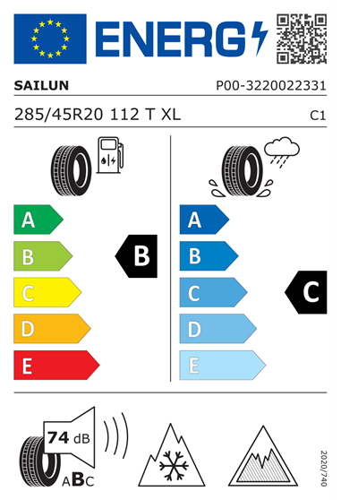 SAILUN ICEBLAZER SPIKE 285/45 R20 112T XL