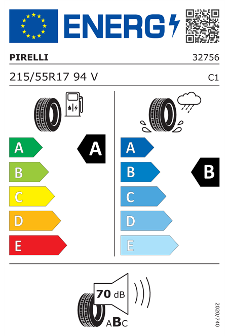 PIRELLI P7 CINTURATO 215/55 R17 94V
