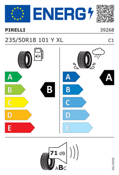 PIRELLI POWERGY 235/50 R18 101Y XL 2
