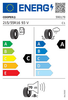 COOPER ZEON CS8 215/55 R16 93V 2
