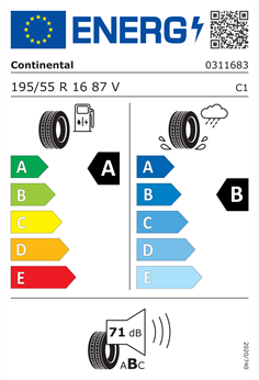 CONTINENTAL ECOCONTACT 6 195/55 R16 87V 2