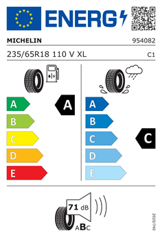 MICHELIN LATITUDE TOUR HP JLR 235/65 R18 110V XL 2